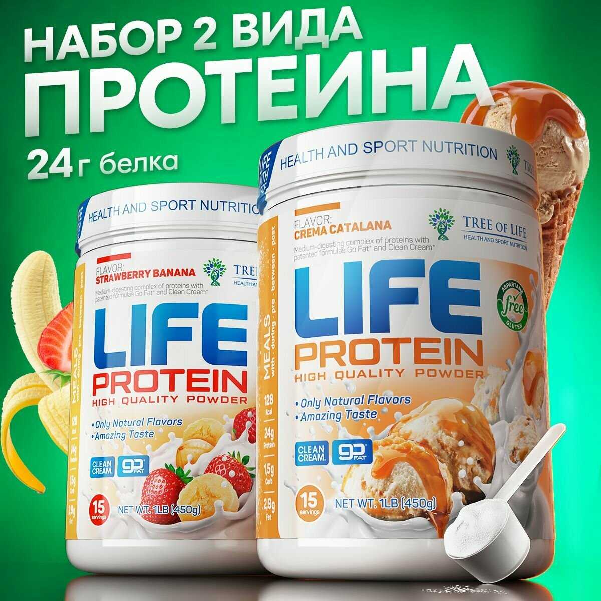 Протеин Life Protein Протеин сывороточный + Изолят (4LB) фотография 25
