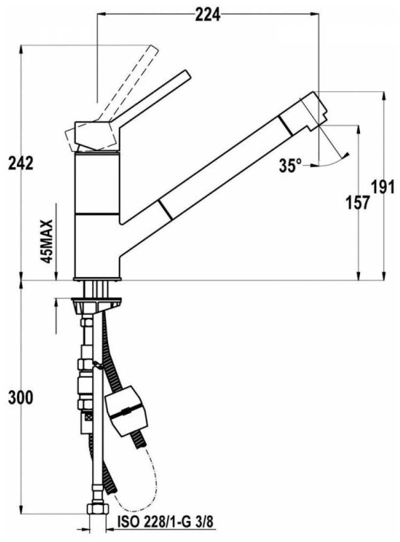 Смеситель Teka AUK 978 фотография 1