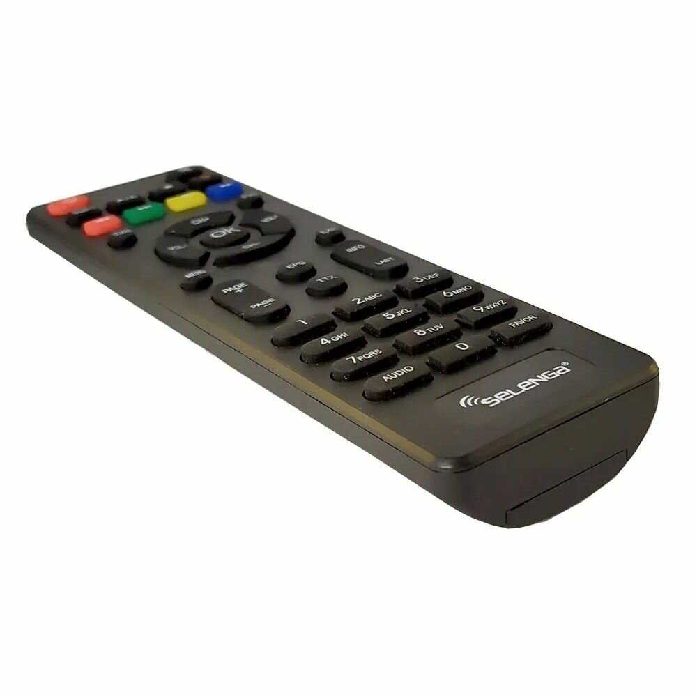 Пульт д/у DVB-T2 SELENGA для моделей T42D/T81D/HD950D/T20DI/T68D/T69M фотография 1