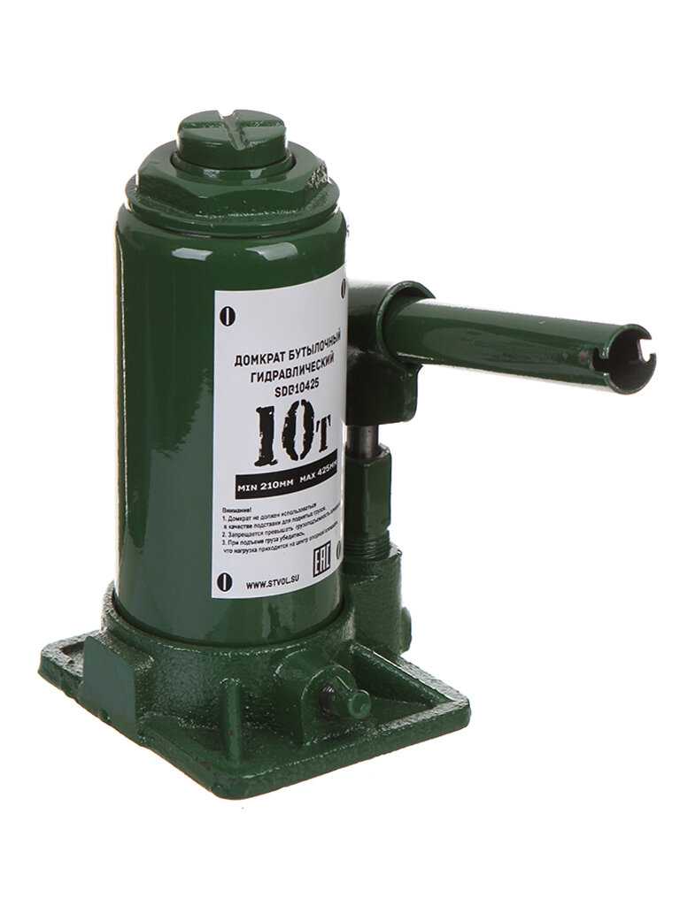 Домкрат бутылочный гидравлический STVOL Домкрат бутылочный гидравлический (SDB10425) фотография 13