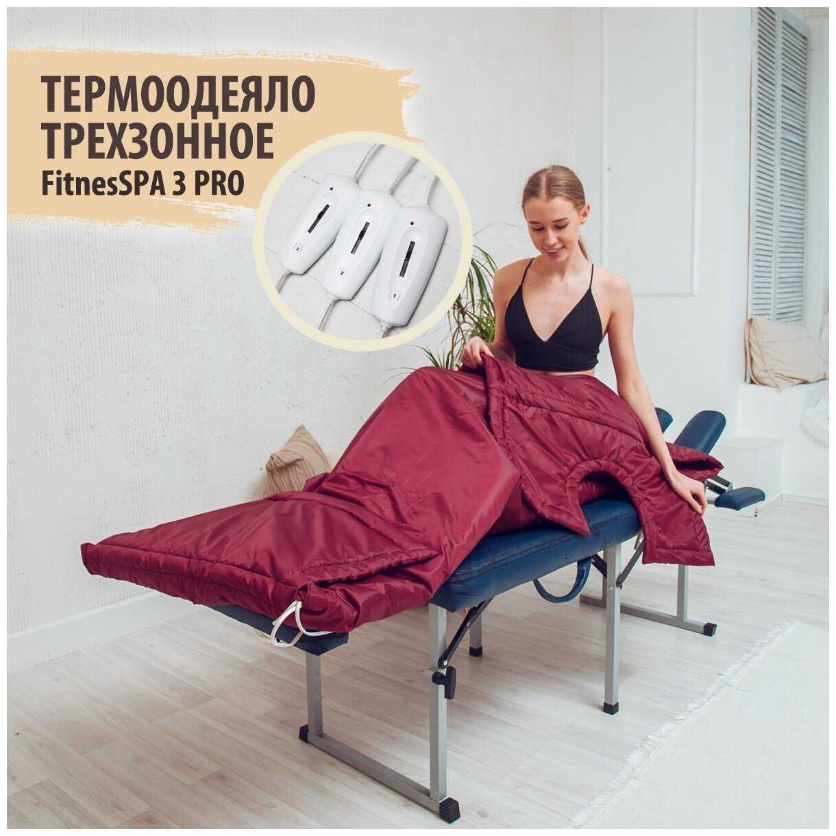 Трехзонное термоодеяло FitnesSPA Термоодеяло для обертывания FitnesSPA 3 PRO фотография 9