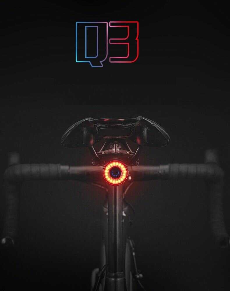 Фонарь задний RockBros Q3 smart фотография 11