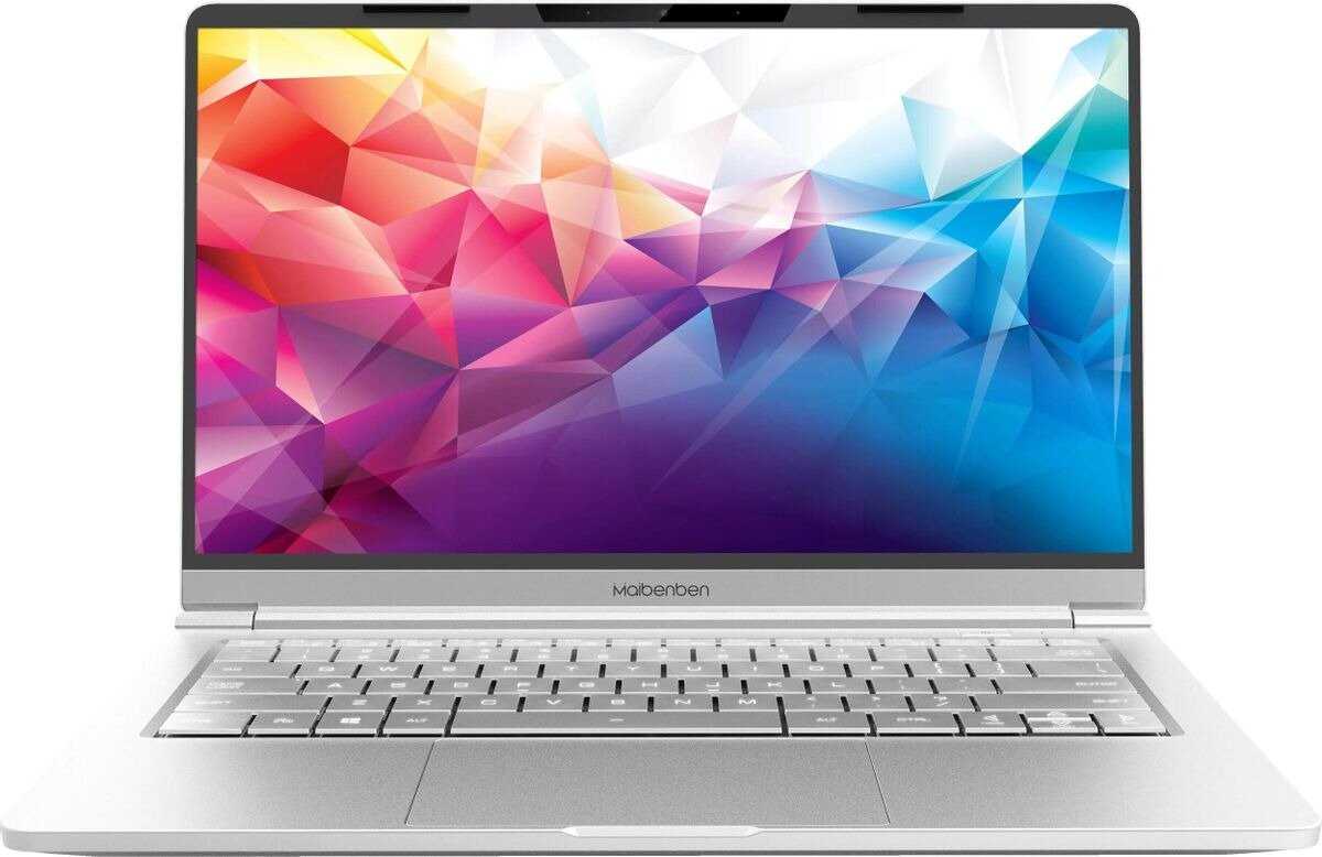 Ноутбук Maibenben P455 (P4551SA0PSRE0) Ryzen 5 5560U/8Gb/SSD256Gb/AMD Radeon Graphics/14/IPS/1920x1080/Windows 10 Professional