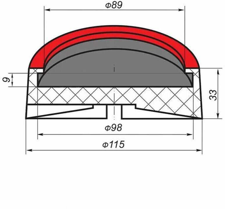 Резиновая накладка Sivik (1018) фотография 3