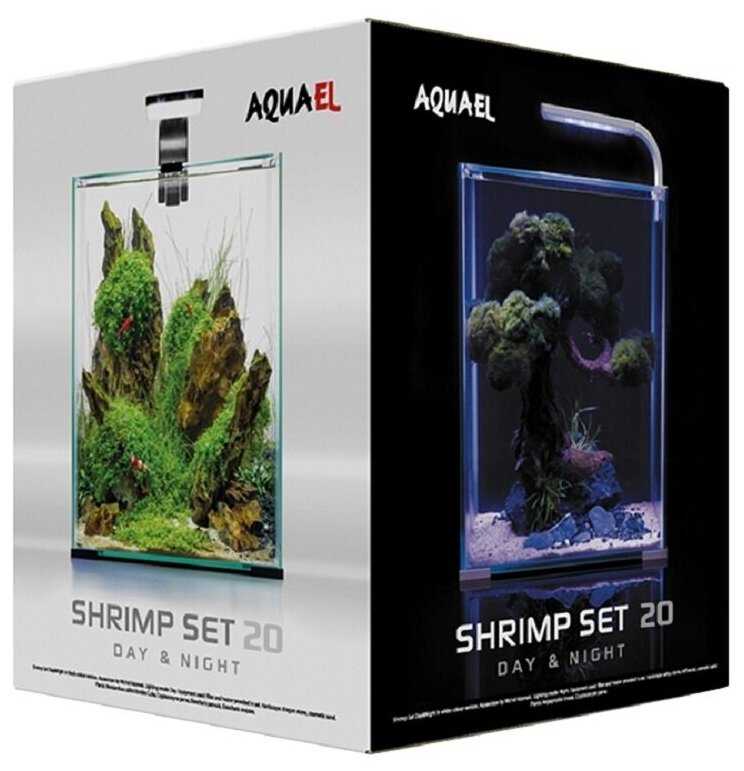 AQUAEL Aквариум SHRIMP SET SMART LED DAY&NIGHT 20 / белый (19 л)