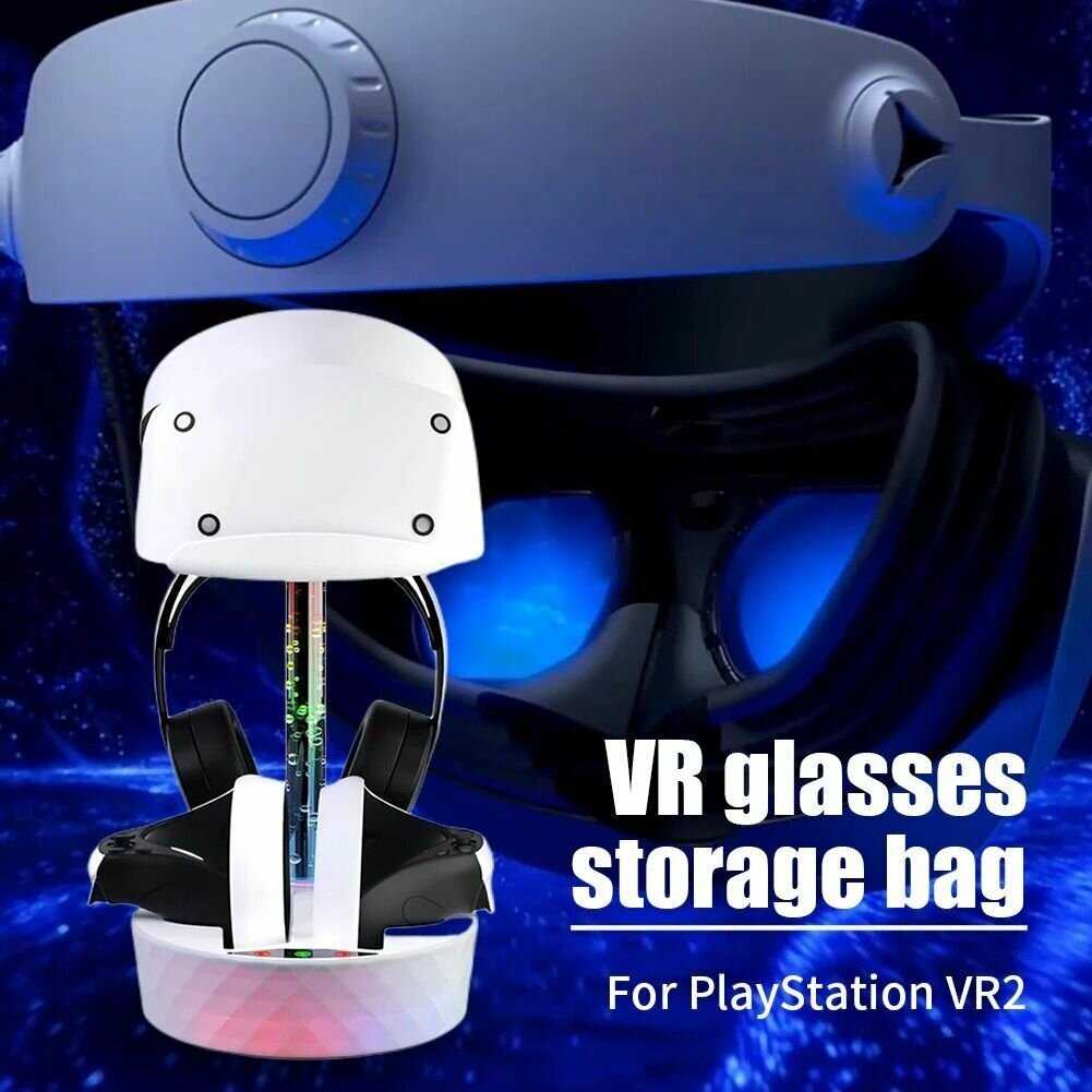 Аксессуары для PlayStation 5 Sony VR2 Sense Controllers Charging Dock and Headset Stand фотография 4