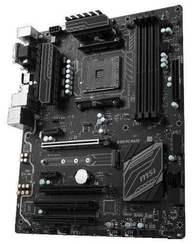 Материнская плата MSI B350 PC MATE фотография 1