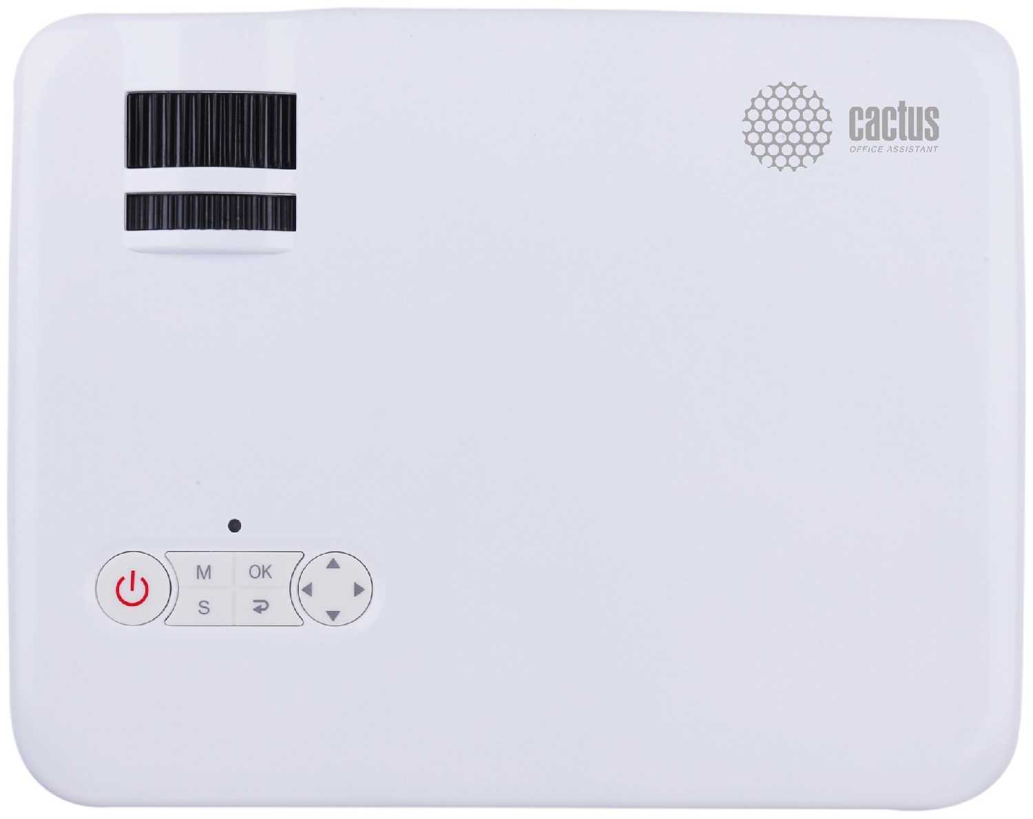 Проектор cactus CS-PRM.06WT.WVGA-W 1280x800, 1000:1, 2000 лм, LCD, 3 кг фотография 6