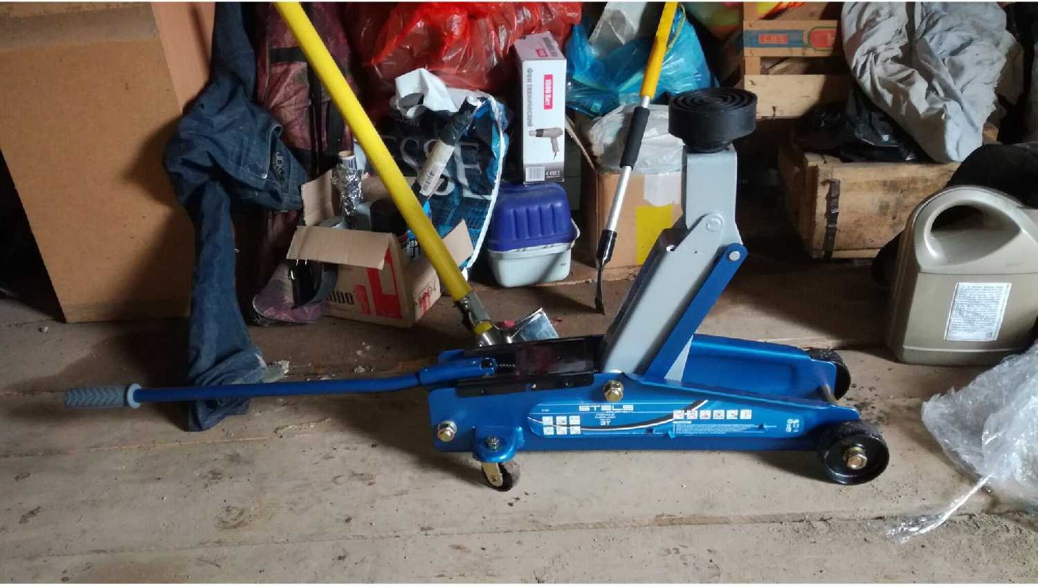 Домкрат подкатной гидравлический Stels Домкрат подкатной гидравлический для мототехники (51134) фотография 16