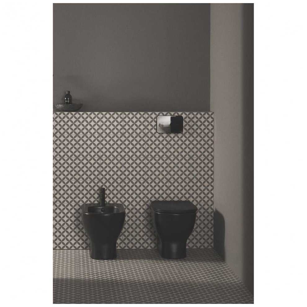 Смеситель для биде Ideal Standard CERALINE с донным клапаном черный матовый BC197XG фотография 3