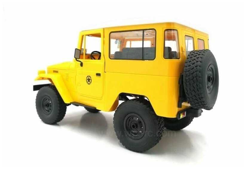 Радиоуправляемый внедорожник WPL Buggy Crawler RTR 4WD масштаб 1:16 2.4G - WPLC-34-Yellow фотография 9
