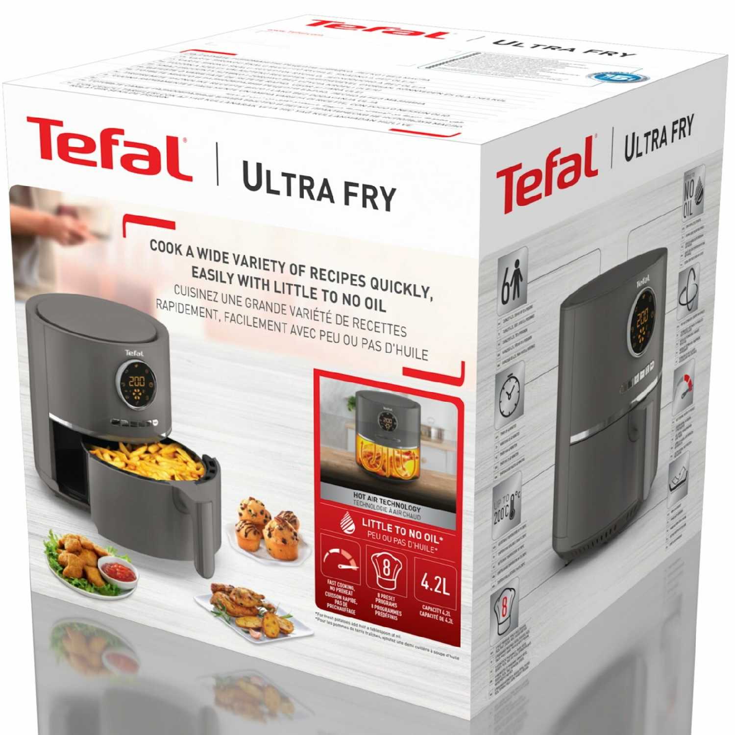 Аэрогриль Tefal Easy Fry Compact (EY145810) фотография 17