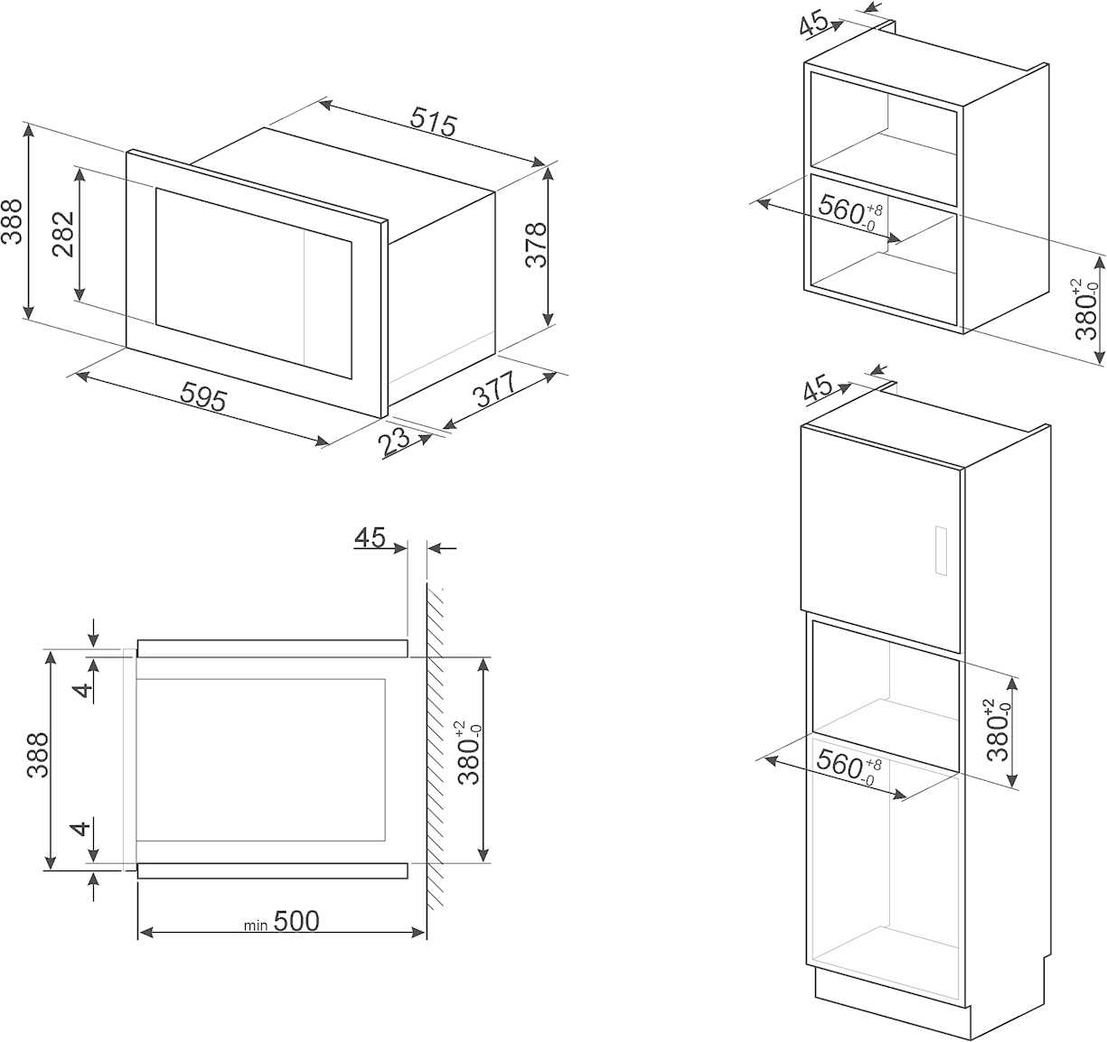 Микроволновая печь Smeg FMI625CN фотография 1