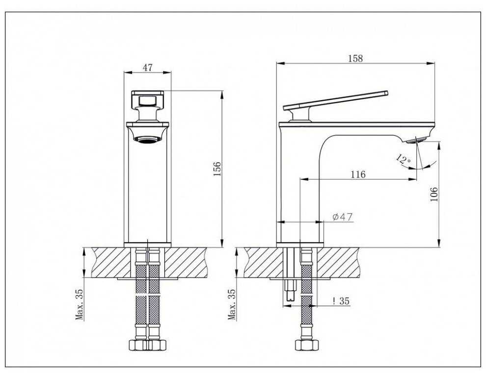 Смеситель Rush PL2530-11 фотография 8