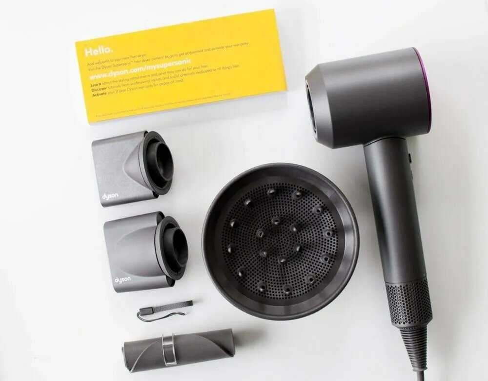 Фен Super Hair Dryer с 5 насадками фотография 5