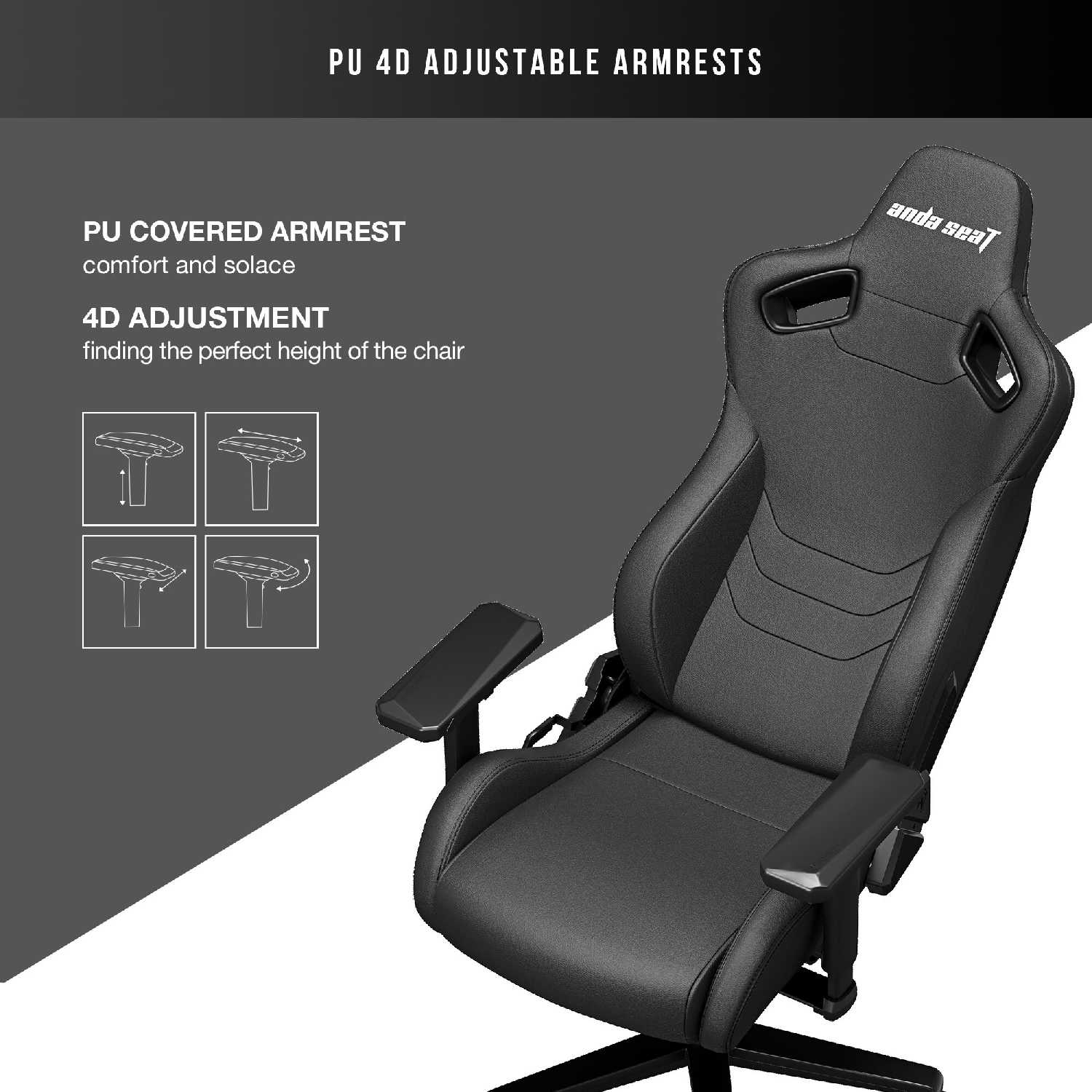 Компьютерное кресло AndaSeat Kaiser Frontier (Size M) фотография 15