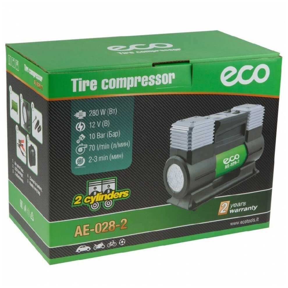 Автомобильный компрессор Eco AE-028-2 (70 л/мин) фотография 11
