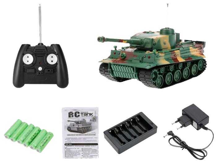 Танк Heng Long Tiger I (3828), 1:26, 31.5 см фотография 12