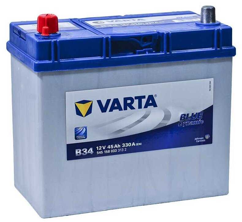 Автомобильный аккумулятор VARTA Blue Dynamic B34 (545 158 033) фотография 4