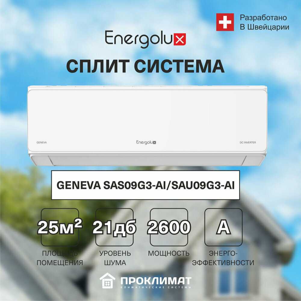 Настенная сплит-система Energolux SAS09G3-AI/SAU09G3-AI фотография 9