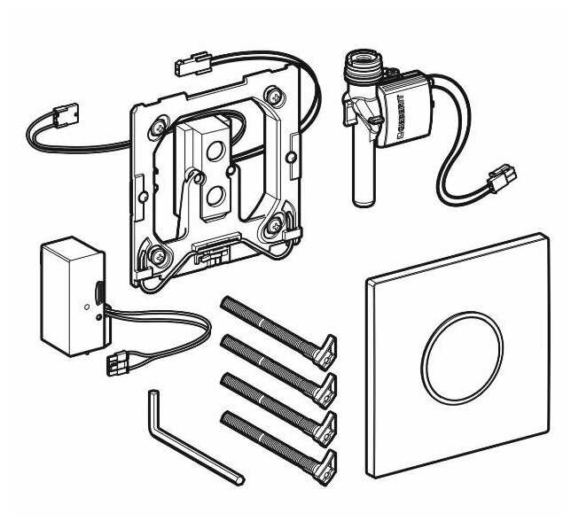 Кнопка смыва Geberit Sigma 10HyTronic (116.025.SN.1) фотография 14