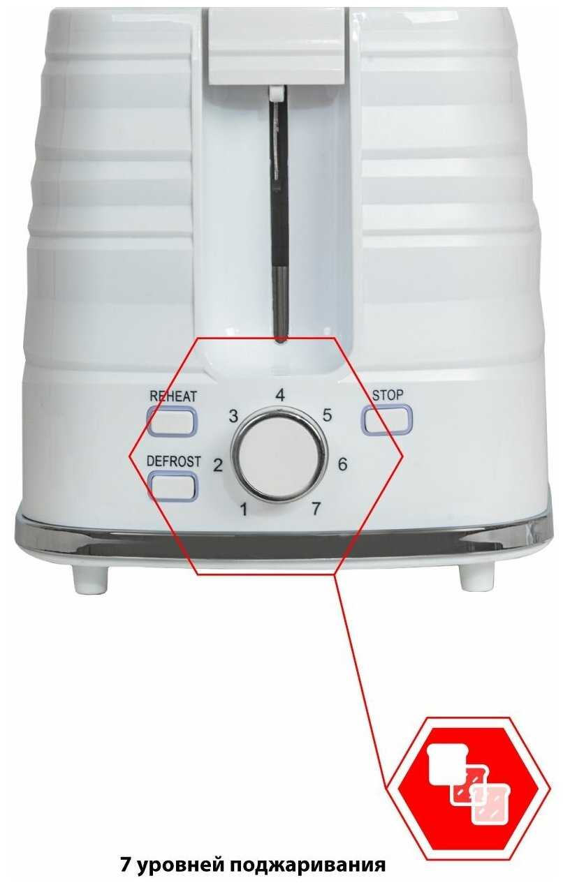 Тостер JVC JK-TS624 фотография 9