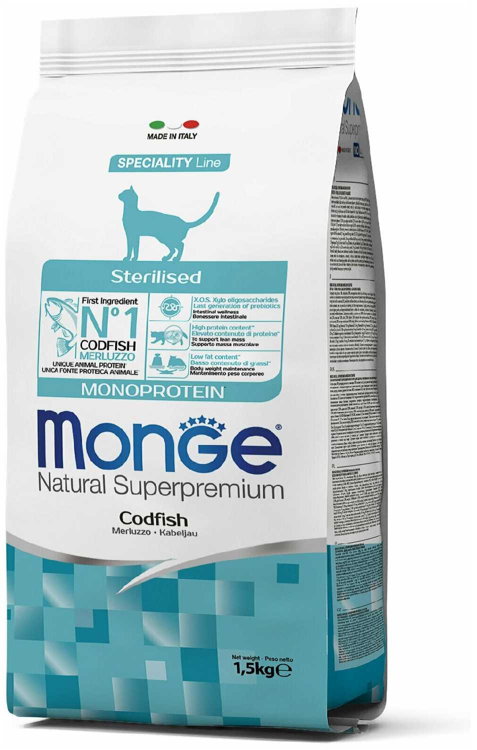 Корм Monge Natural Superpremium Monoprotein (с уткой) фотография 6