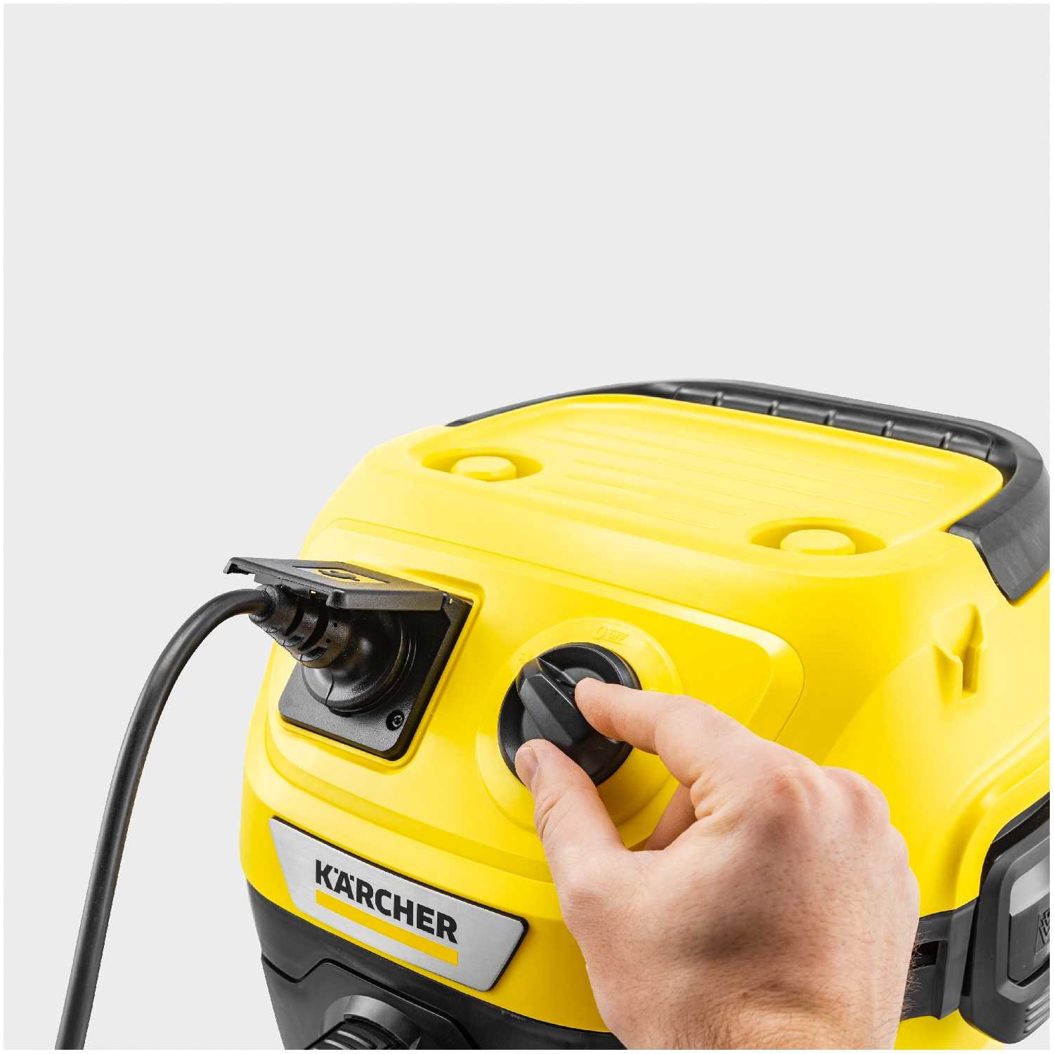 Хозяйственный пылесос KARCHER WD 3 P V-17/4/20 Workshop, 1000 Вт фотография 2