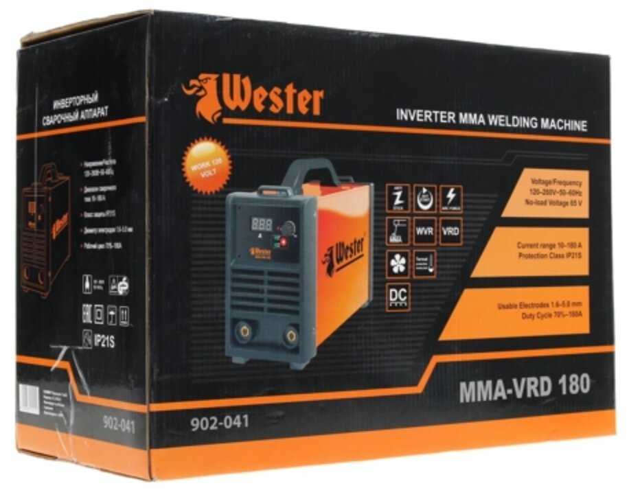 Сварочный аппарат Wester MMA-VRD 180 фотография 8