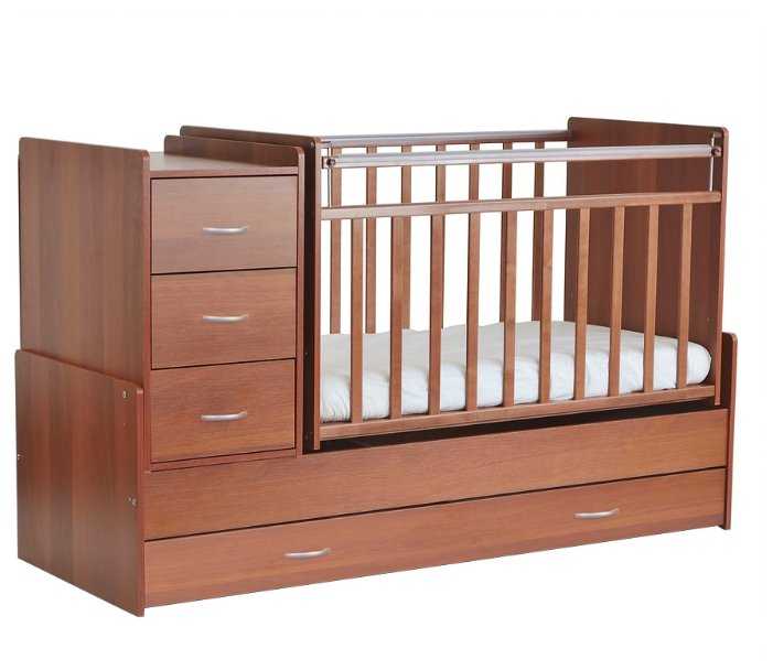 Кроватка СКВ-Компани 53403х (трансформер), трансформер, поперечный маятник фотография 2