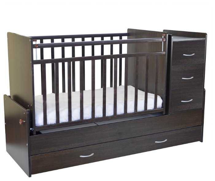 Кроватка СКВ-Компани 53403х (трансформер), трансформер, поперечный маятник фотография 3