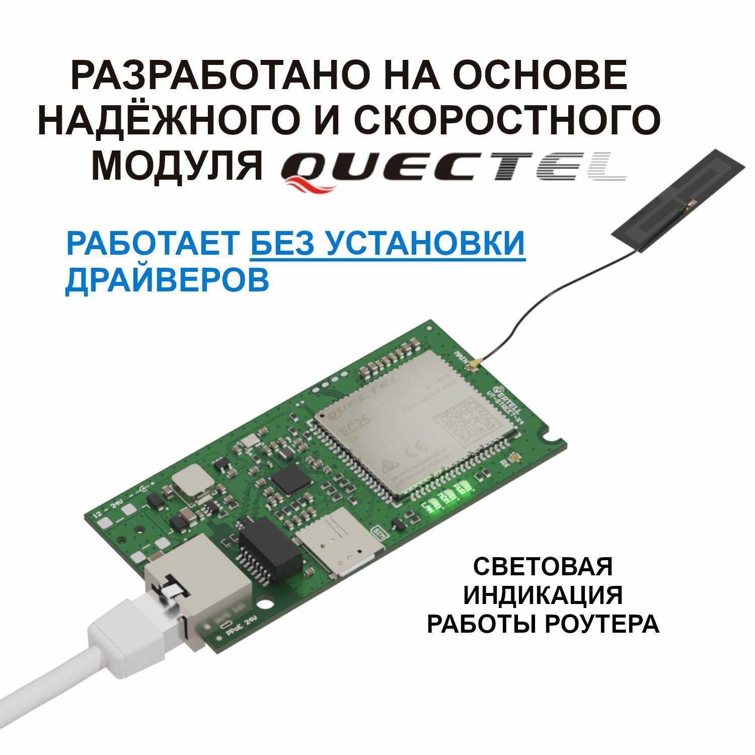Встраиваемый роутер Vertell VT-STREET-X4 фотография 5