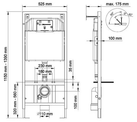 Рамная инсталляция BERGES WASSERHAUS Novum R5 (040025) фотография 7