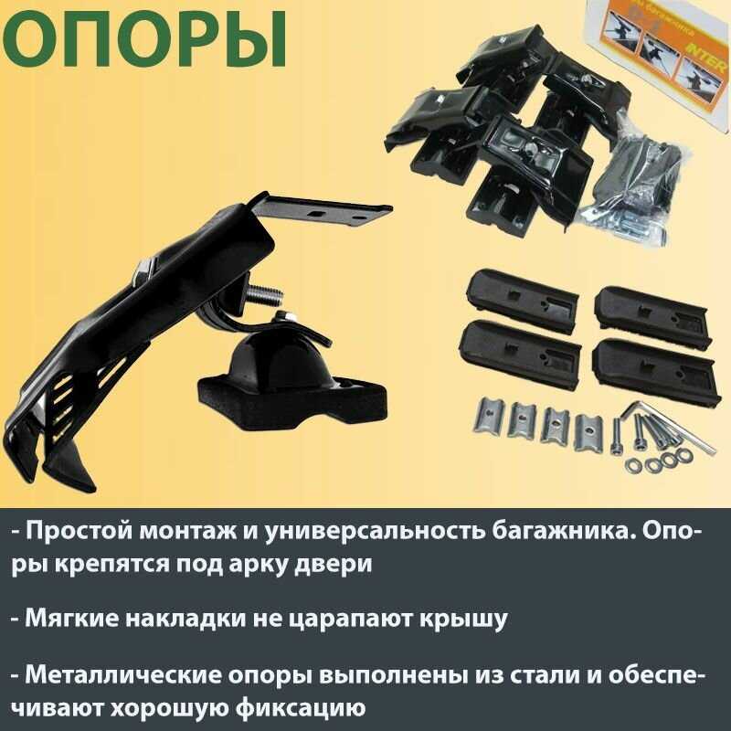 Багажник на гладкую крышу BMW 5er (E34) 1988-1995 (D-1) фотография 3