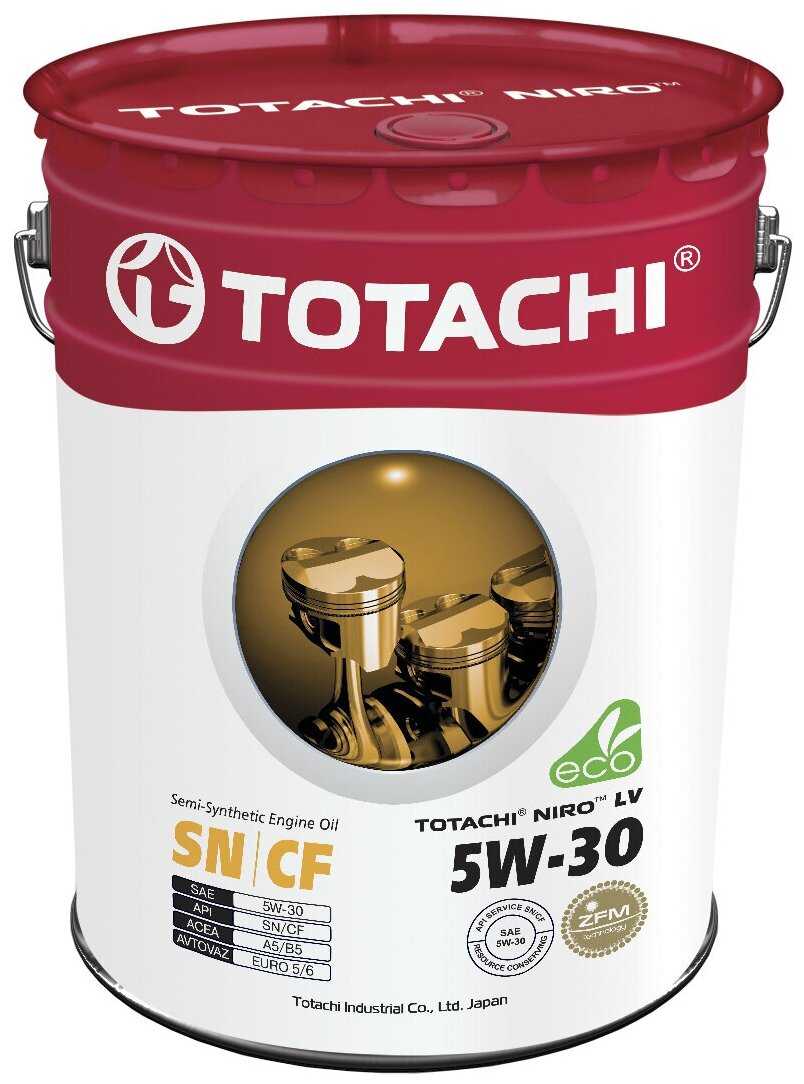 Синтетическое моторное масло TOTACHI NIRO LV Semi-Synthetic 5W-30 фотография 3