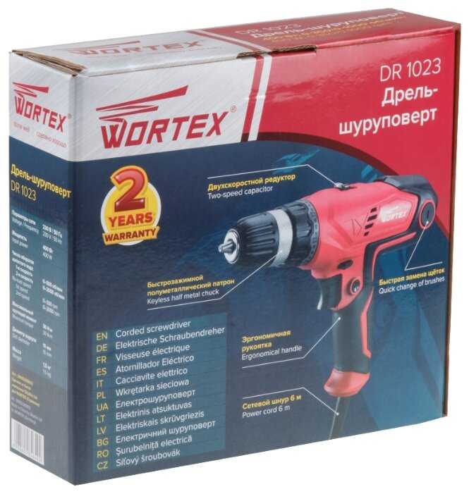 Дрель-шуруповерт Wortex DR 1023, 400 Вт фотография 5