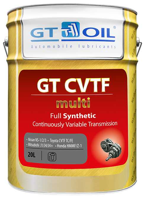 Масло трансмиссионное GT OIL CVTF Multi фотография 2
