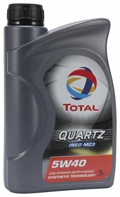 Синтетическое моторное масло TOTAL Quartz INEO MC3 5W40