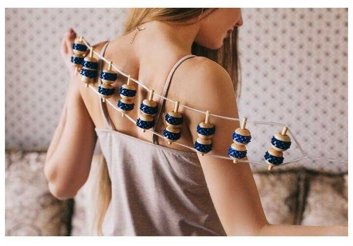 Роликовый массажер для тела ONLITOP лента, 9 звеньев 260993 фотография 4