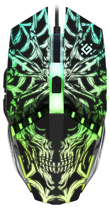 Игровая мышка для компьютера Defender Prototype оптика 6 кнопок 2400 dpi фотография 2