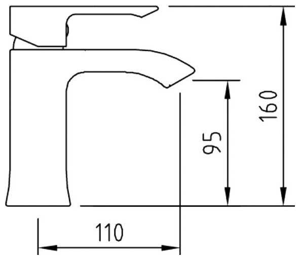 Смеситель Clever Agora Elegance 98680 для раковины фотография 1