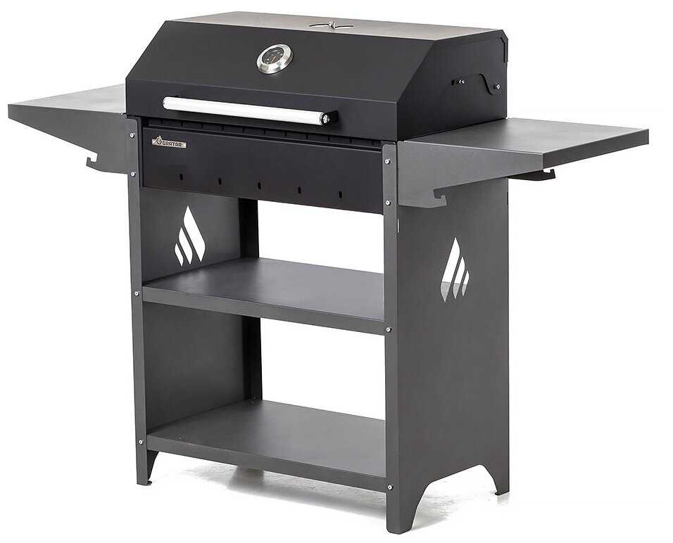 Гриль на дровах Gratar Family Standart BBQ, 44.1х133.2х96.6 см