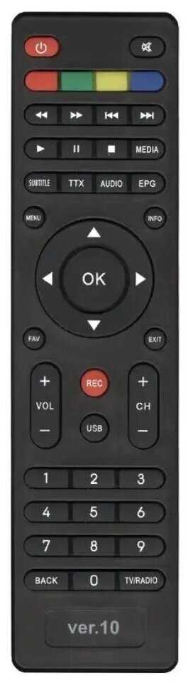 Пульт PDUSPB для ORIEL ПДУ-10 (ver.10) DVB-T2