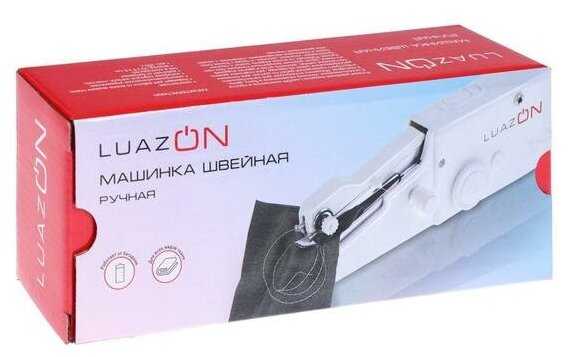 Швейная машина LuazON LSH-01, 4 Вт, портативная, 4хАА (не в комплекте), белая фотография 7
