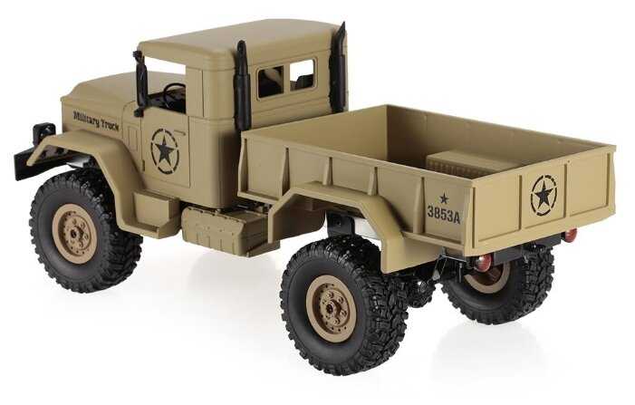 Грузовик Heng Long Rock Crawler Army Car 3853A, 1:16, 35 см фотография 3