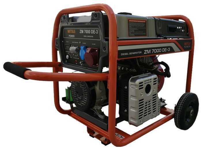 Дизельный генератор Mitsui Power ECO ZM7000-DE3, (6500 Вт)