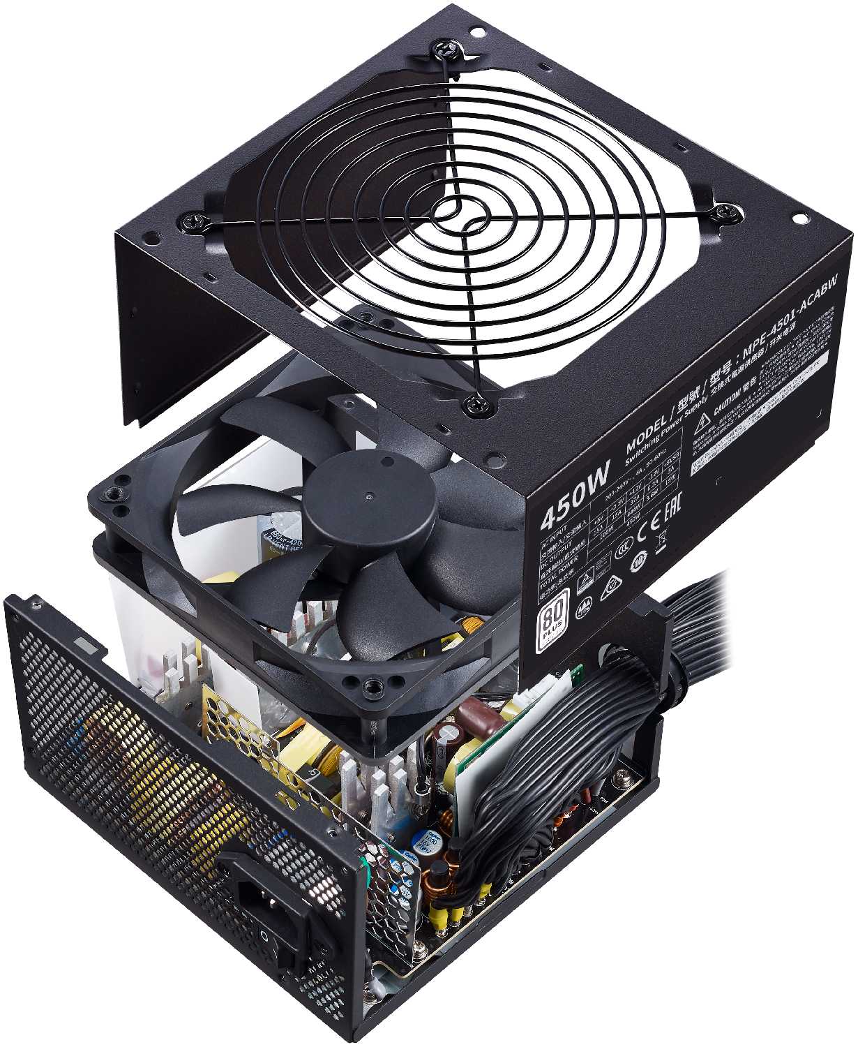 Блок питания Cooler Master MWE 450 White 230V - V2 (MPE-4501-ACABW) фотография 8