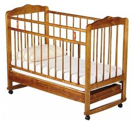 Кроватка ЧП Смирнов Женечка-4, качалка, полозья для качания фотография 1