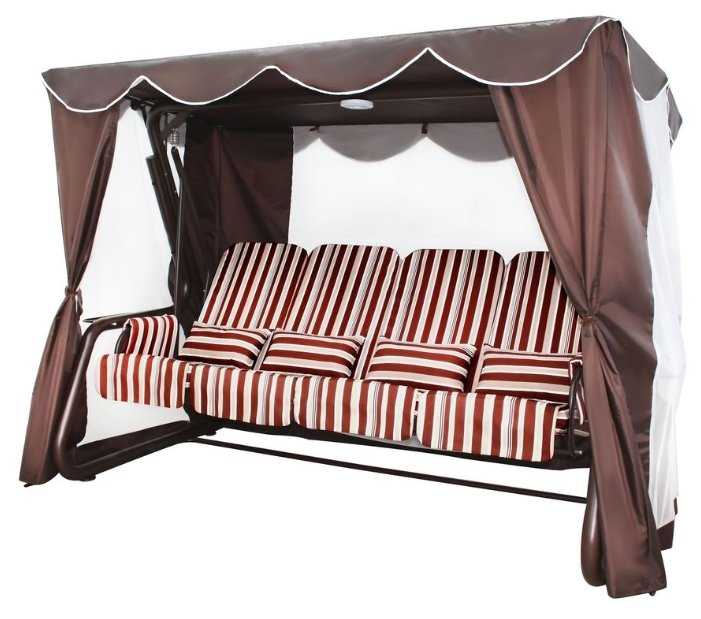 Садовые качели 4-местные ARNO-WERK Элит Люкс Плюс, до 400 кг