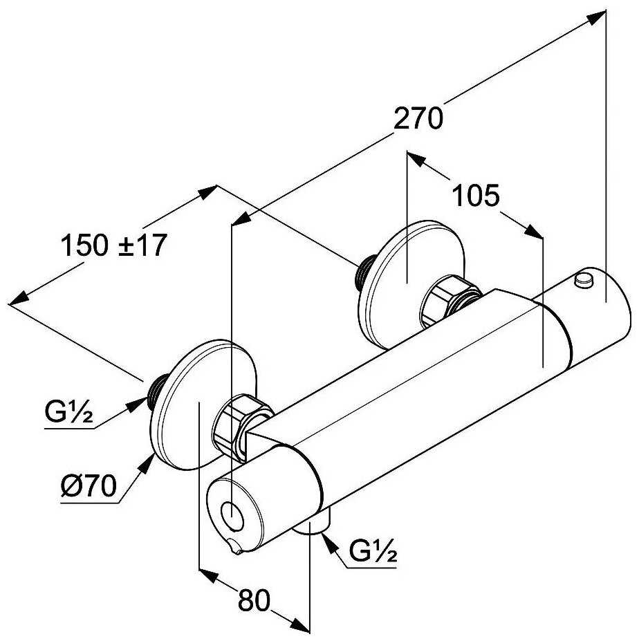 Термостат Kludi Basic 350020538 для душа фотография 1